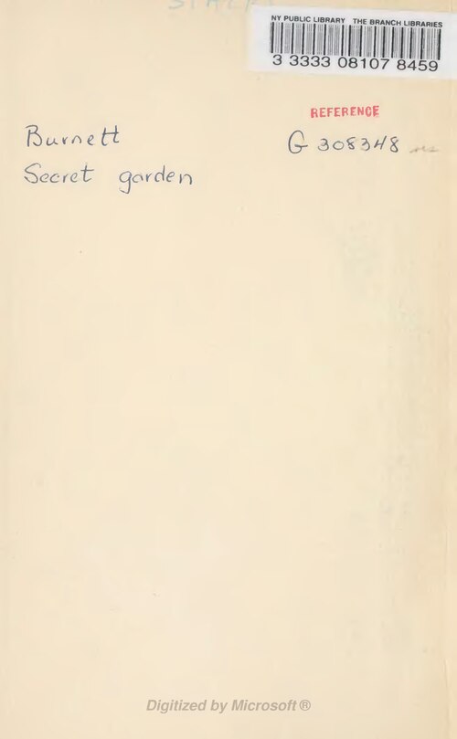 File:The Secret Garden.djvu